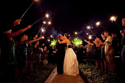 Do Wedding Sparklers Work in the Rain?