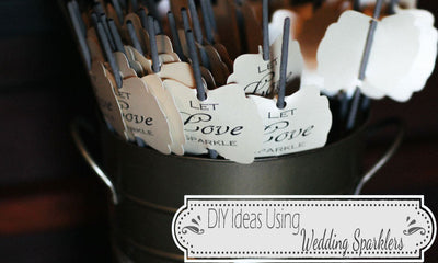 DIY Ideas Using Wedding Sparklers