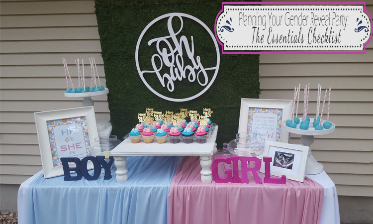 Baby shower reveal hotsell ideas