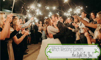 Which Wedding Sparklers Are Right For You?