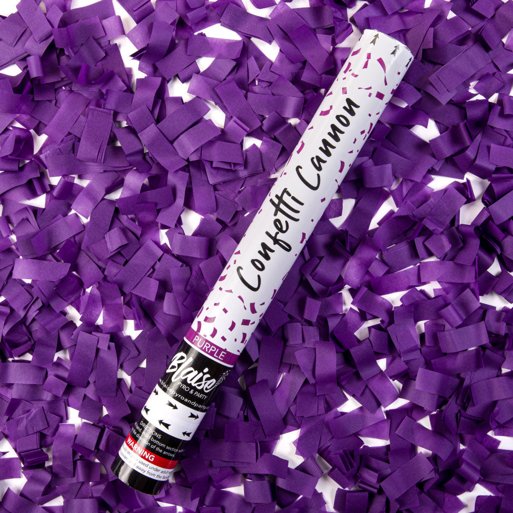 SONICE 12-Pack Large 12-Inch Confetti Cannons – Air Compressed Party Poppers In Blue