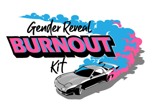 Gender Reveal Burnout Kit, Gender Reveal Burnout Powder